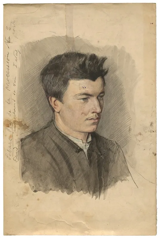 Portrait Of Eduard Lebars Wall Art by Ladislav Mednyánszky - High-Resolution Digital Print