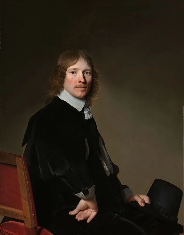 Portrait Of Eduard Wallis Wall Art by Johannes Cornelisz Verspronck - High-Resolution Digital Print