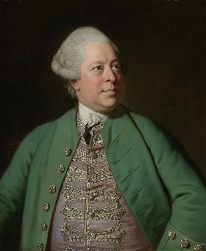 Portrait Of Edward Holden Cruttenden 1720 1771