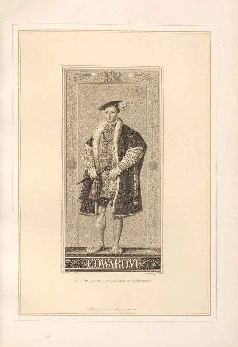 Portrait Of Edward Vi Wall Art by Thomas Archer - High-Resolution Digital Print