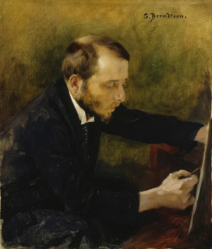 Portrait Of Eero Jarnefelt The Painter