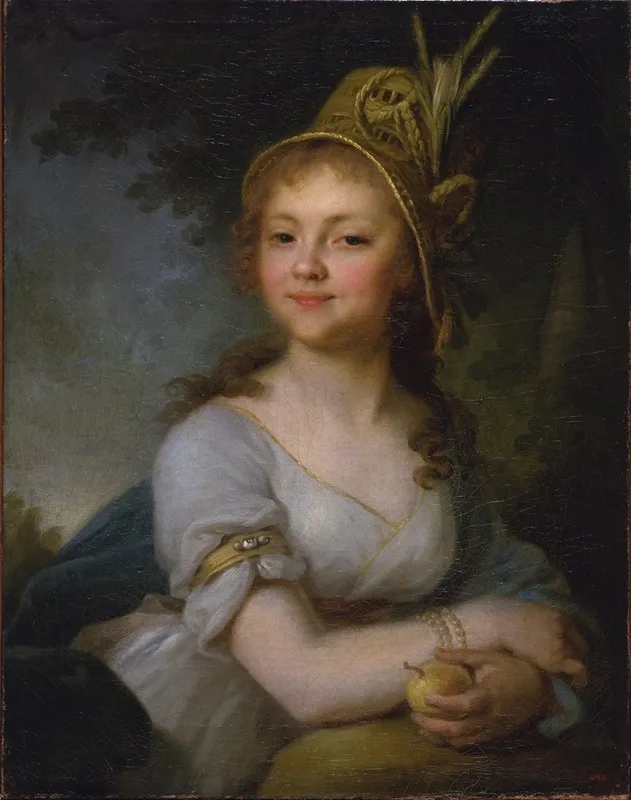 Portrait Of Ekaterina Arsenieva Wall Art by Vladimir Borovikovsky - High-Resolution Digital Print