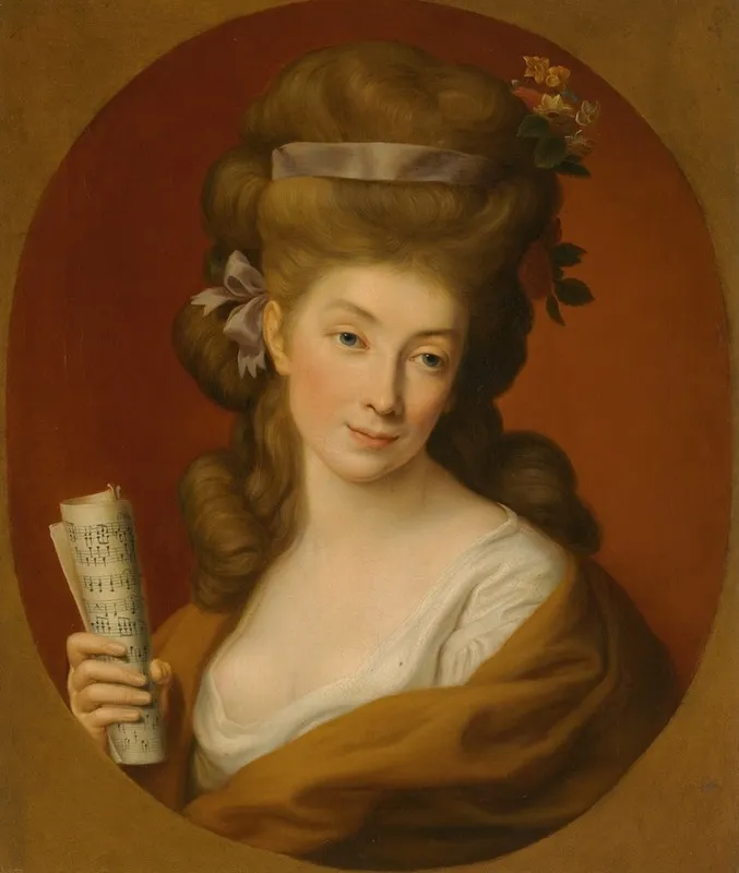 Portrait Of Elisabeta Potocka Wall Art by Follower of Marie-Louise Élisabeth Vigée-Lebrun - High-Resolution Digital Print