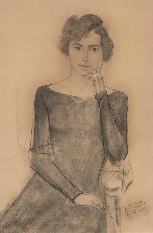 Portrait Of Elisabeth Le Brun Wall Art by Jan Toorop - High-Resolution Digital Print