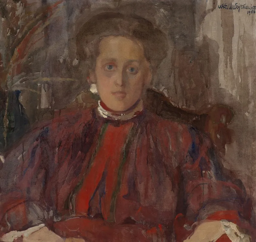 Portrait Of Eliza Parenska Nee Muhleisen