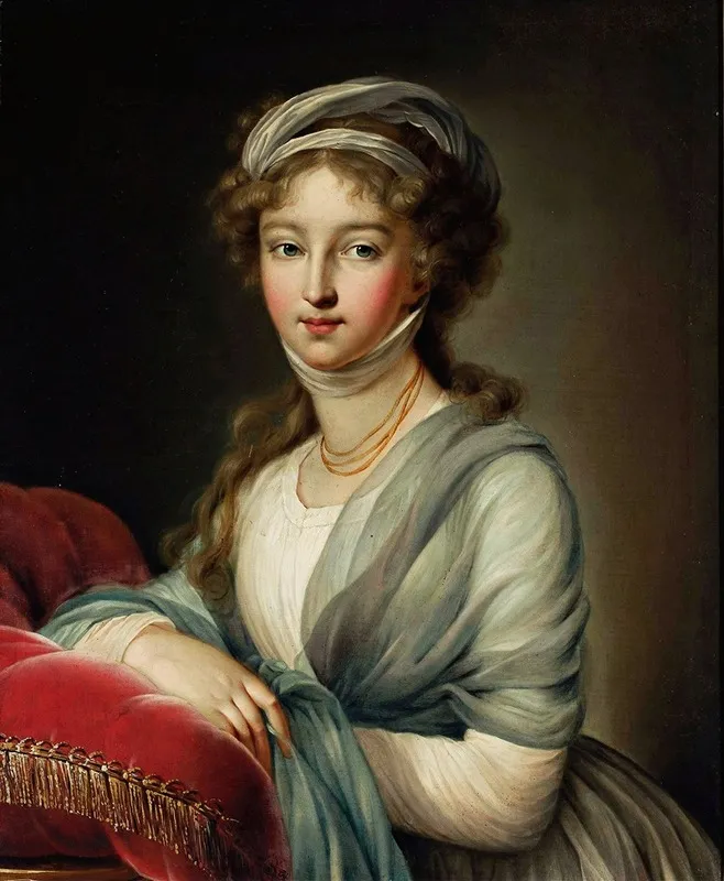 Portrait Of Elzbiety Aleksiejewnej Zony Cara Aleksandra I Wall Art by Elisabeth Louise Vigée Le Brun - High-Resolution Digital Print