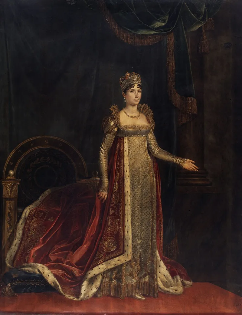 Portrait Of Empress Josephine Wall Art by Joseph Paelinck - High-Resolution Digital Print