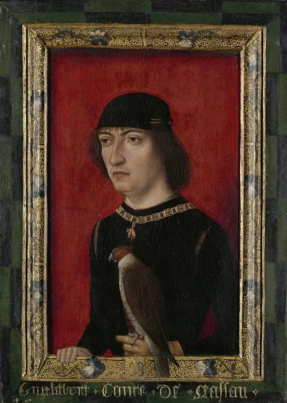 Portrait Of Engelbert Ii Count Of Nassau Wall Art by Master of the Portraits of Princes - High-Resolution Digital Print