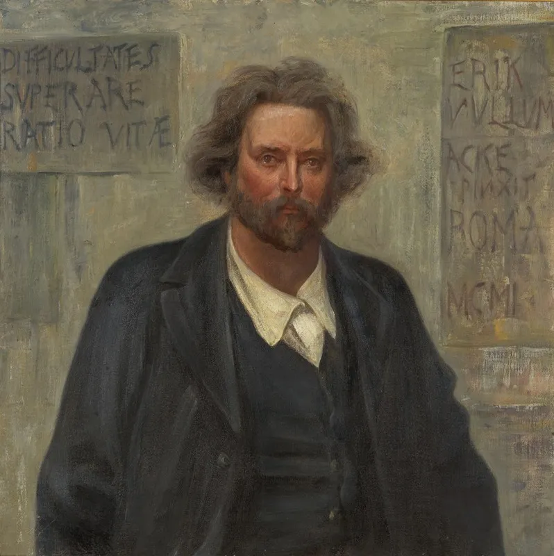 Portrait Of Erik Vullum Wall Art by J.A.G. Acke - High-Resolution Digital Print