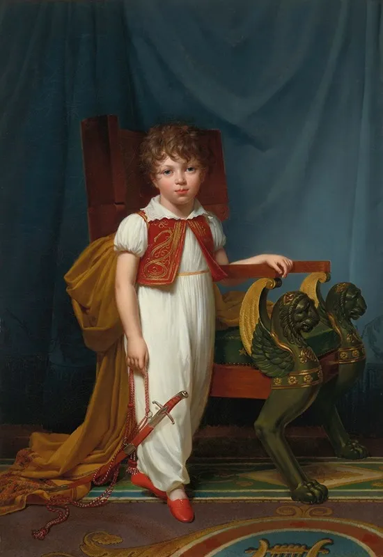 Portrait Of Eugene Isabey 1803 1886 Wall Art by Louis Andre Gabriel Bouchet - High-Resolution Digital Print