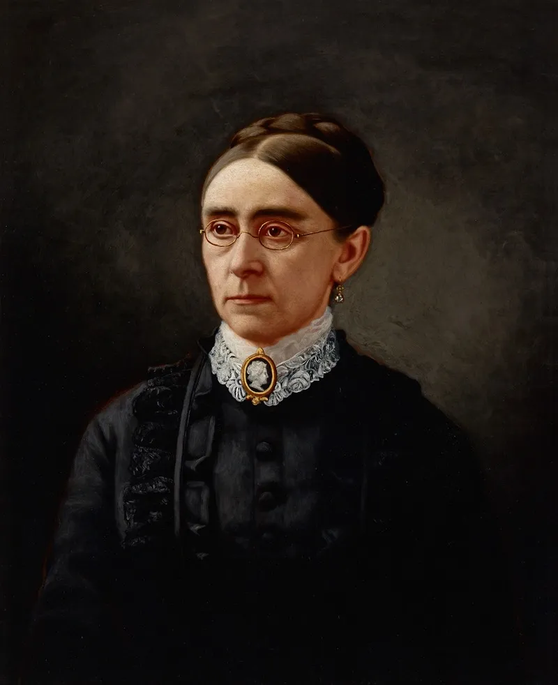 Portrait Of Eusebia Sewell Wall Art by Barton Stone Hays - High-Resolution Digital Print