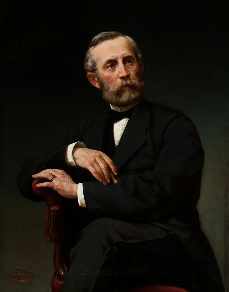 Portrait Of Ewaryst Mejer President Of The Sectional Directorate Of The Land Credit Association In Warsaw Wall Art by Ignacy Jasiński - High-Resolution Digital Print