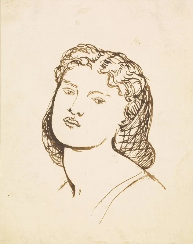Portrait Of Fanny Cornforth Wall Art by Dante Gabriel Rossetti - High-Resolution Digital Print