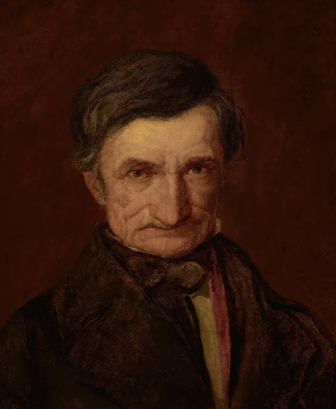 Portrait Of Father Wall Art by Franciszek Tepa - High-Resolution Digital Print
