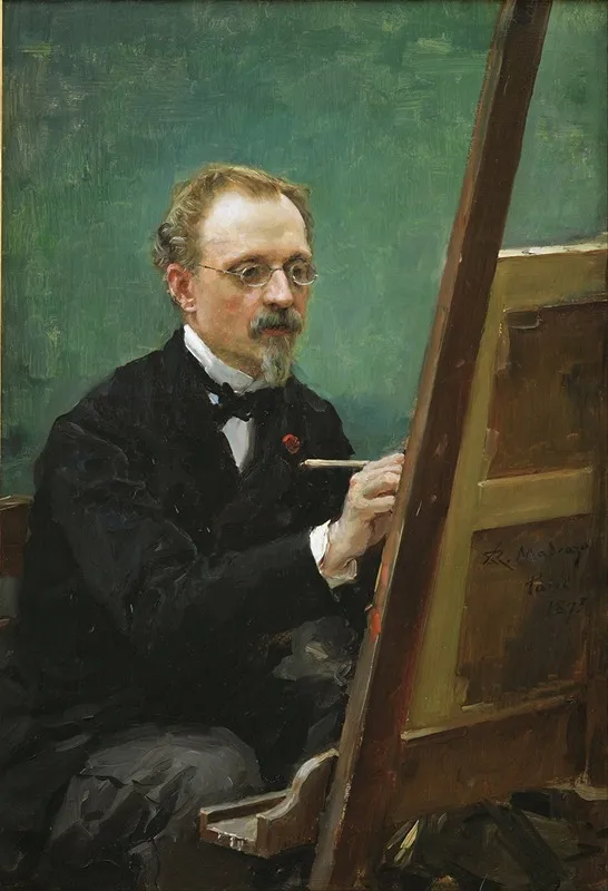 Portrait Of Federico De Madrazo Painting Wall Art by Raimundo de Madrazo y Garreta - High-Resolution Digital Print