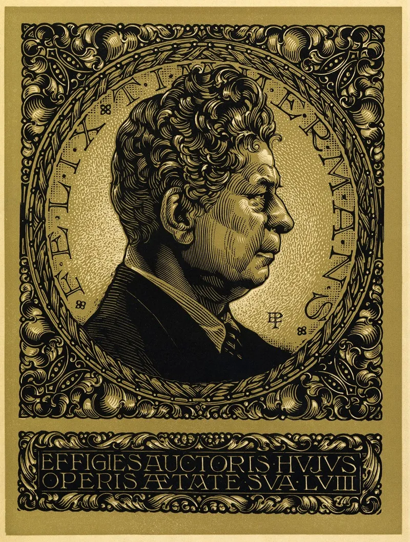 Portrait Of Felix Timmermans 58 Years Old