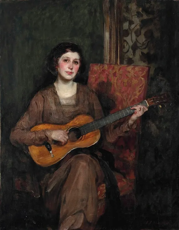 Portrait Of Florence Shannon The Artists Wife