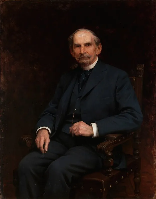 Portrait Of Florian Ziemialkowski Wall Art by Zygmunt Ajdukiewicz - High-Resolution Digital Print