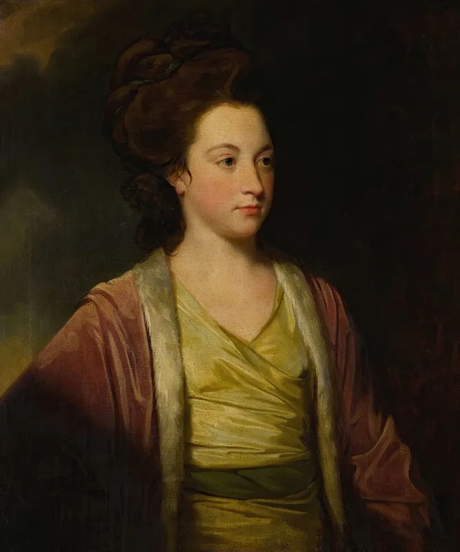 Portrait Of Frances Alicia Bennet B 1749 Wall Art by George Romney - High-Resolution Digital Print