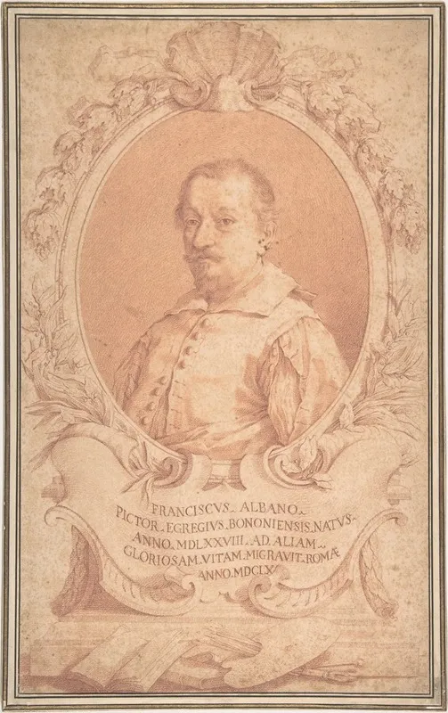 Portrait Of Francesco Albani Wall Art by Sempronio Subissati - High-Resolution Digital Print