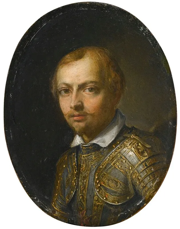 Portrait Of Francesco Dal Pozzo 1593 1625 Wall Art by Jan Van Den Hoecke - High-Resolution Digital Print