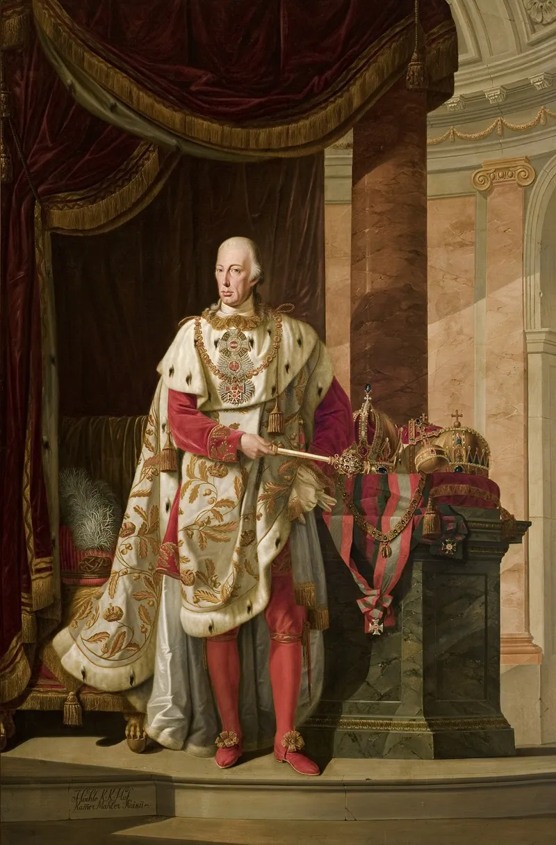 Portrait Of Francis Ii Wall Art by Johann Baptist Hoechle - High-Resolution Digital Print