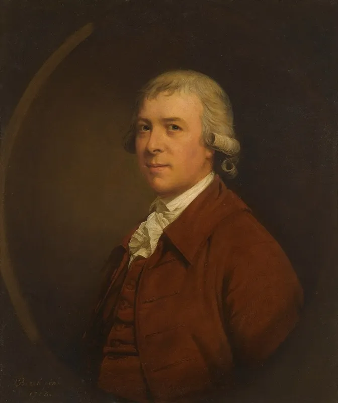 Portrait Of Francis Steward 1743 1798 Mayor Of Weymouth And Melcombe Regis Wall Art by Thomas Beach - High-Resolution Digital Print