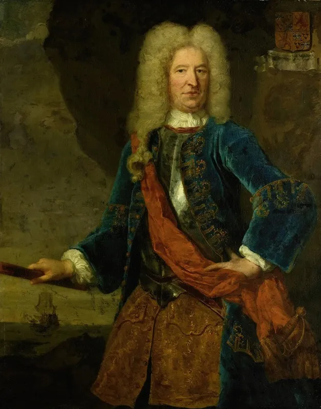 Portrait Of Francois Van Aerssen Lord Of Sommelsdijk Vice Admiral Of Holland And West Friesland Wall Art by Mattheus Verheyden - High-Resolution Digital Print