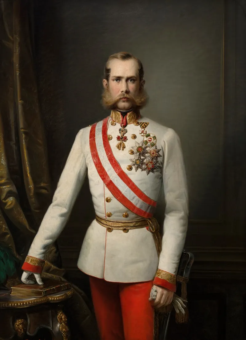 Portrait Of Franz Joseph I 2 Wall Art by Franz Russ The Elder - High-Resolution Digital Print