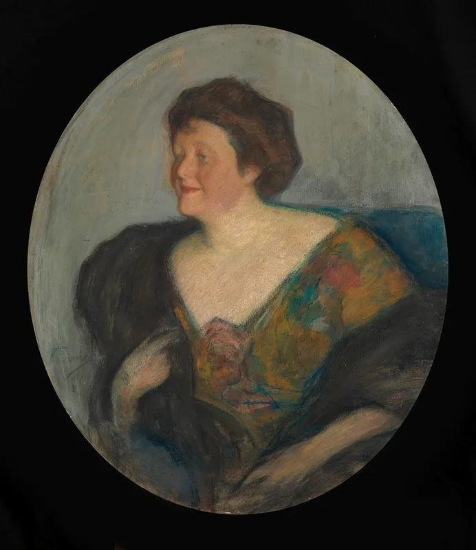 Portrait Of Frau O Frankel Wall Art by Leonid Pasternak - High-Resolution Digital Print