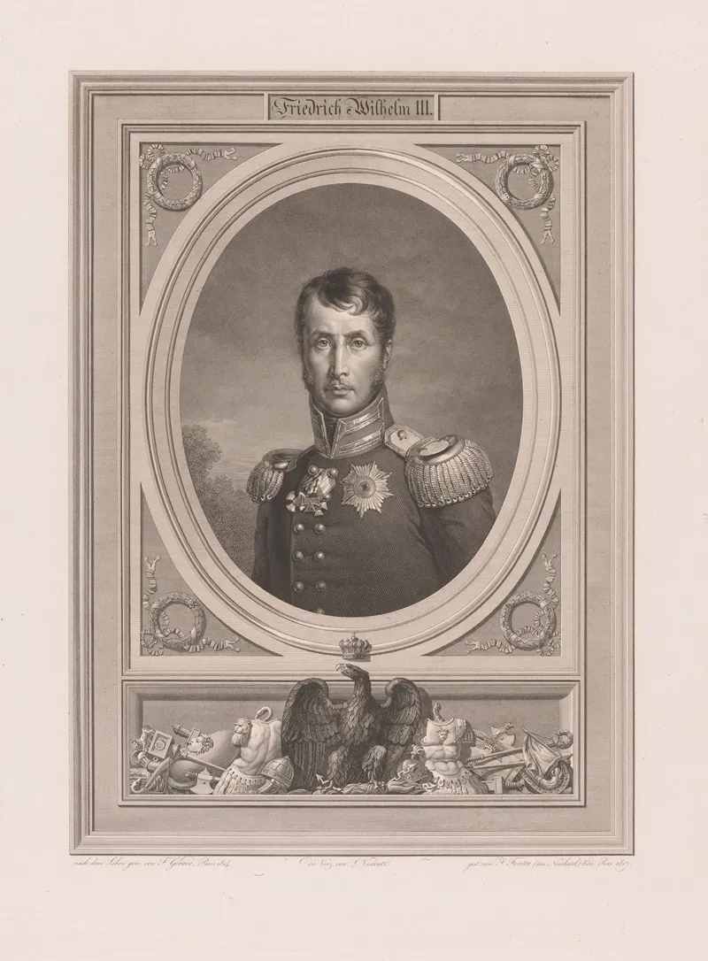 Portrait Of Frederick William Iii Of Prussia Wall Art by Francois Forster - High-Resolution Digital Print