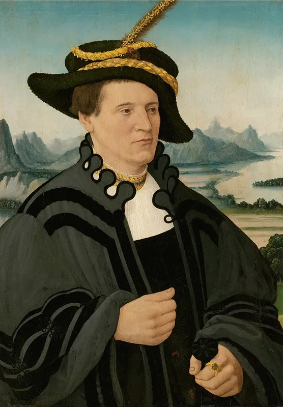 Portrait Of Fridrich Rorbach Wall Art by Conrad Faber von Kreuznach - High-Resolution Digital Print