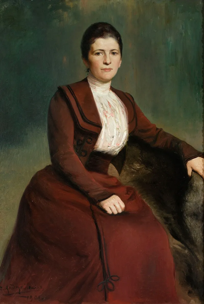 Portrait Of G Lesiewska Artists Sister
