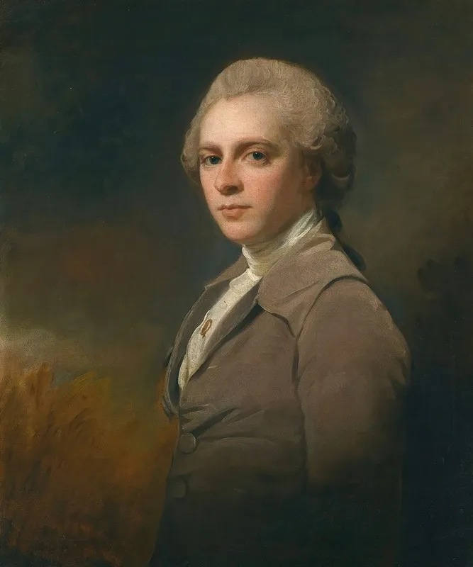 Portrait Of George Cowper 1754 1787 Wall Art by George Romney - High-Resolution Digital Print