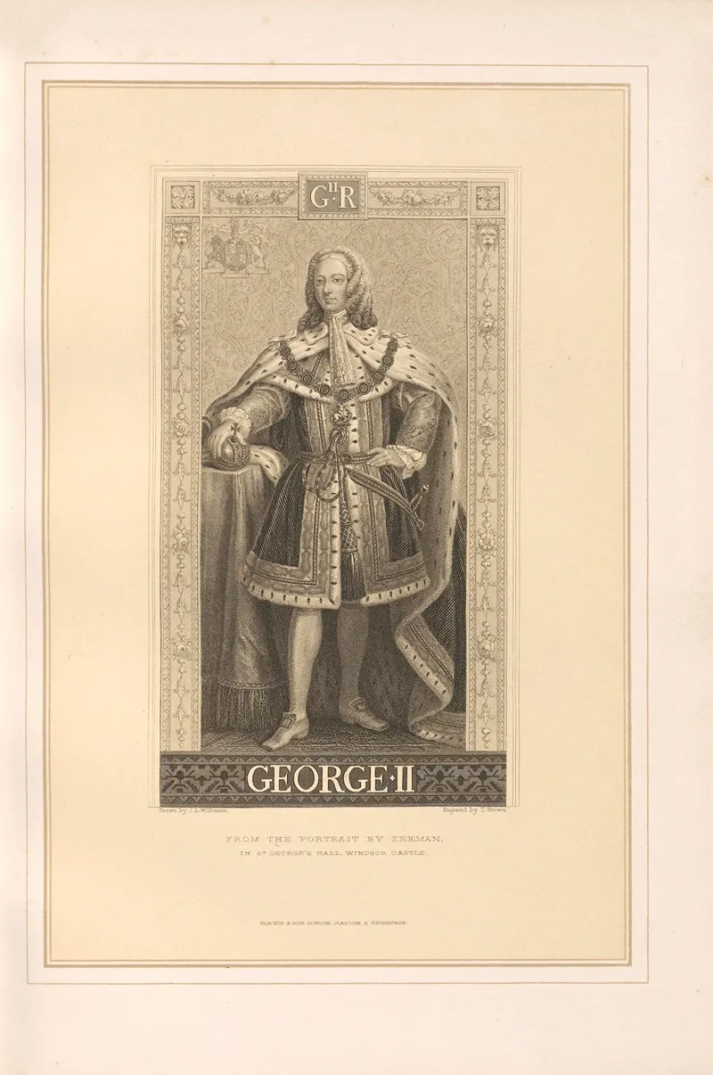 Portrait Of George Ii 2 Wall Art by Thomas Archer - High-Resolution Digital Print
