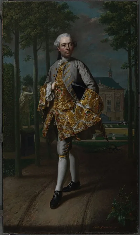 Portrait Of Gerard Cornelis Van Riebeeck Wall Art by Mattheus Verheyden - High-Resolution Digital Print