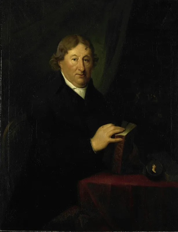 Portrait Of Gerrit Van Der Pot Lord Of Groeneveld Art Collector In Rotterdam Wall Art by Johann Bernhard Scheffer - High-Resolution Digital Print