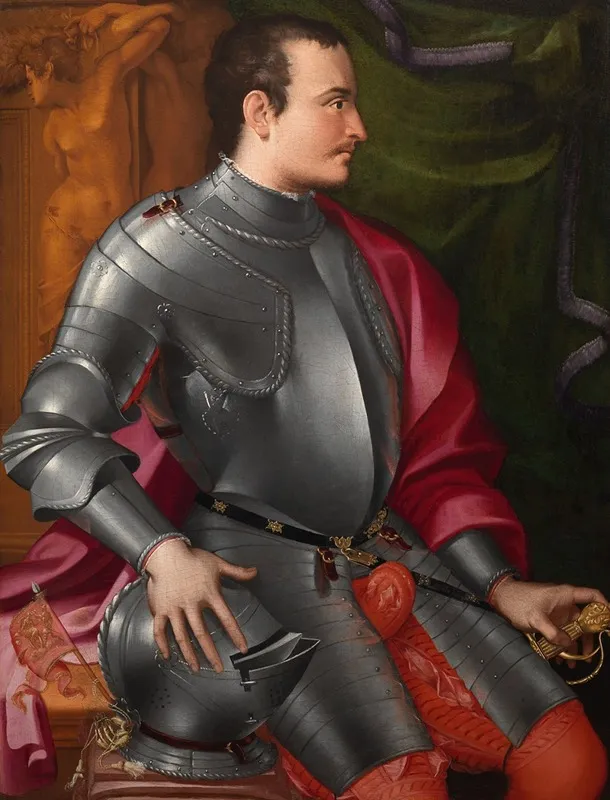 Portrait Of Giovanni Della Bande Nere Wall Art by Carlo Portelli - High-Resolution Digital Print