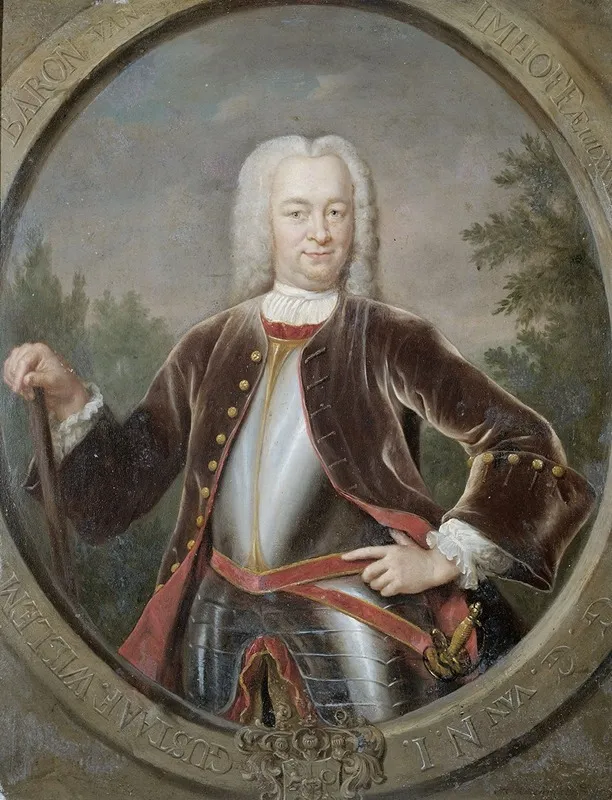 Portrait Of Gustaaf Willem Baron Van Imhoff Governor General Of The Dutch East India Company Wall Art by Jan Maurits Quinkhard - High-Resolution Digital Print