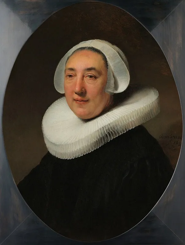 Portrait Of Haesje Jacobsdr Van Cleyburg