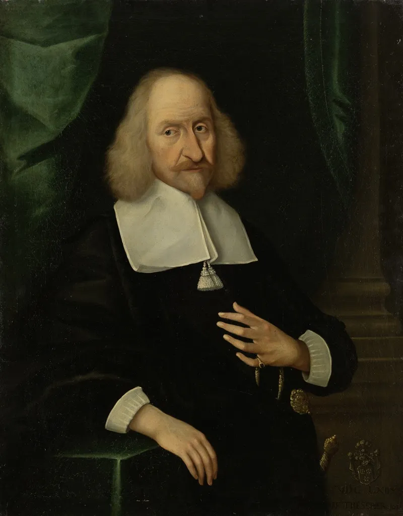 Portrait Of Hans Hector Von Holzhausen Wall Art by Johann Friedrich Trescher - High-Resolution Digital Print