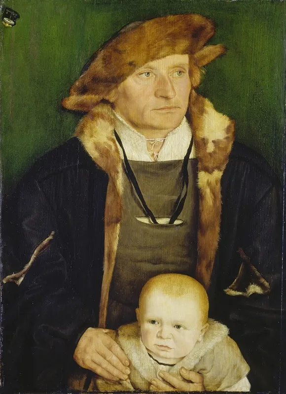 Portrait Of Hans Urmiller And His Son