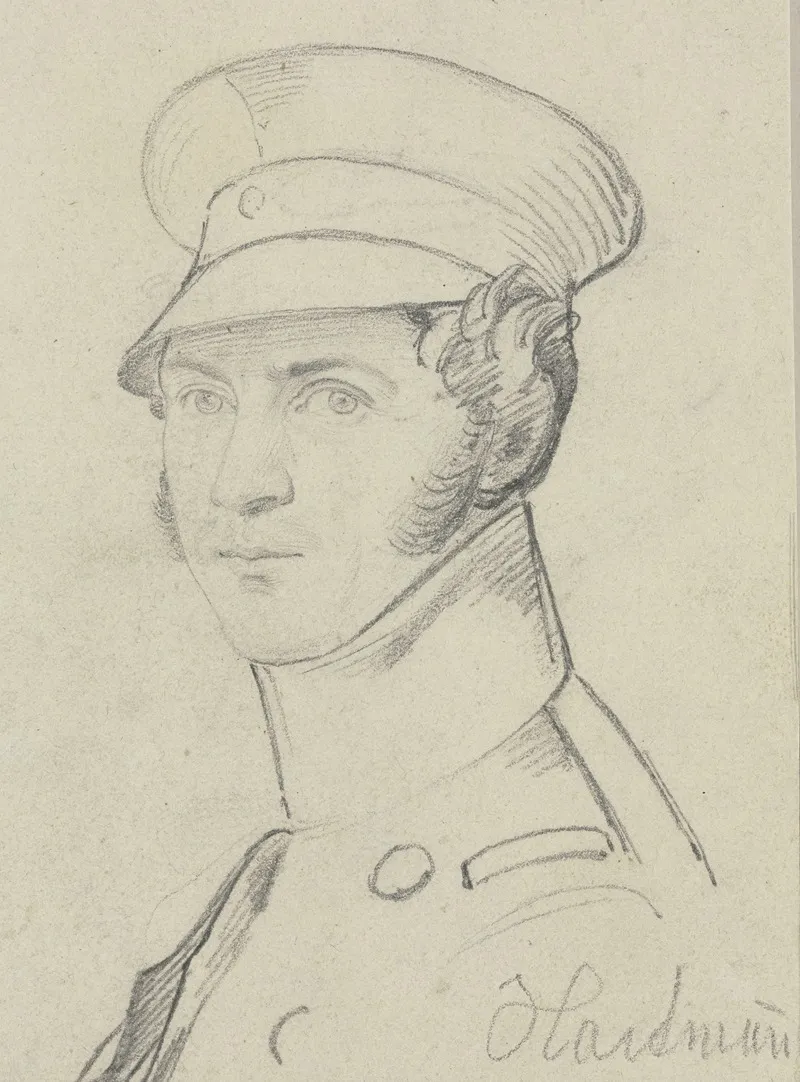 Portrait Of Hartmann Wall Art by Carl Hoff - High-Resolution Digital Print