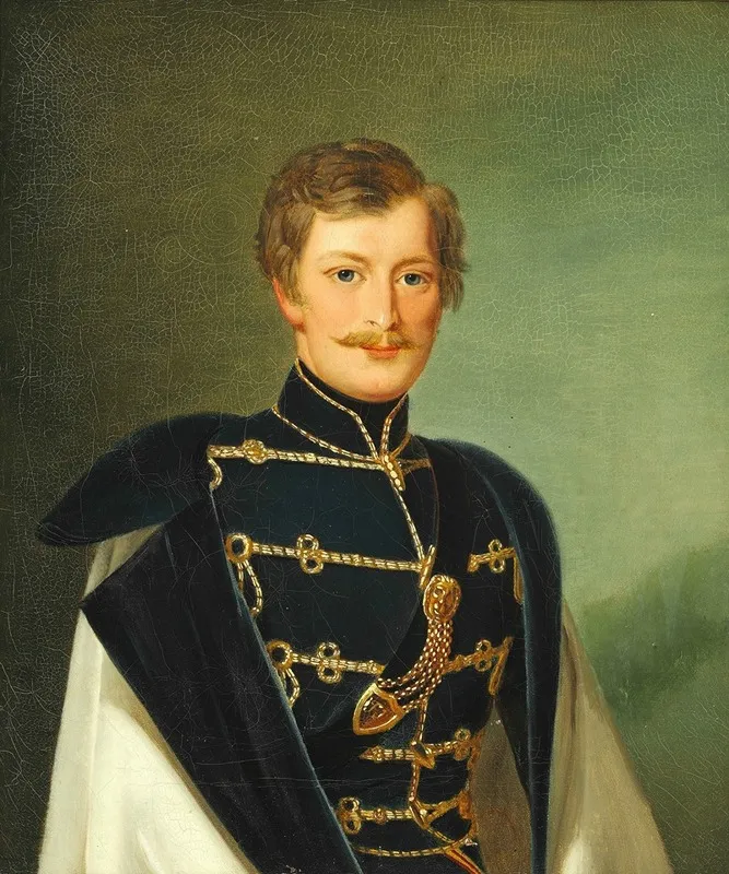 Portrait Of Hartvig Frederik Emil Benzon Wall Art by Emil Bærentzen - High-Resolution Digital Print