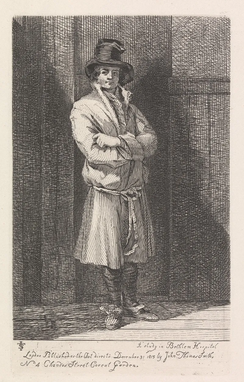 Portrait Of Harwood Who Shot At George Iii At Bethlehem Hospital
