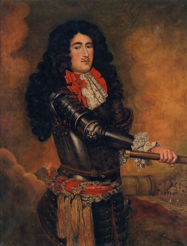 Portrait Of Heinrich Vi Of Reuss Wall Art by B. Fitzenhofer - High-Resolution Digital Print