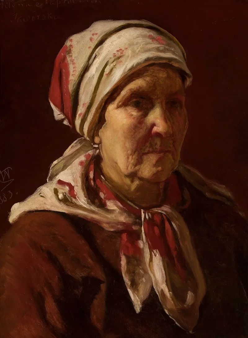 Portrait Of Helena Jaworska Nee Rapacka