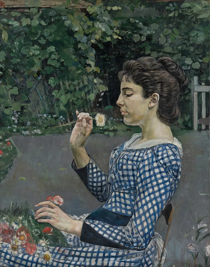 Portrait Of Helene Weigle Wall Art by Ferdinand Hodler - High-Resolution Digital Print