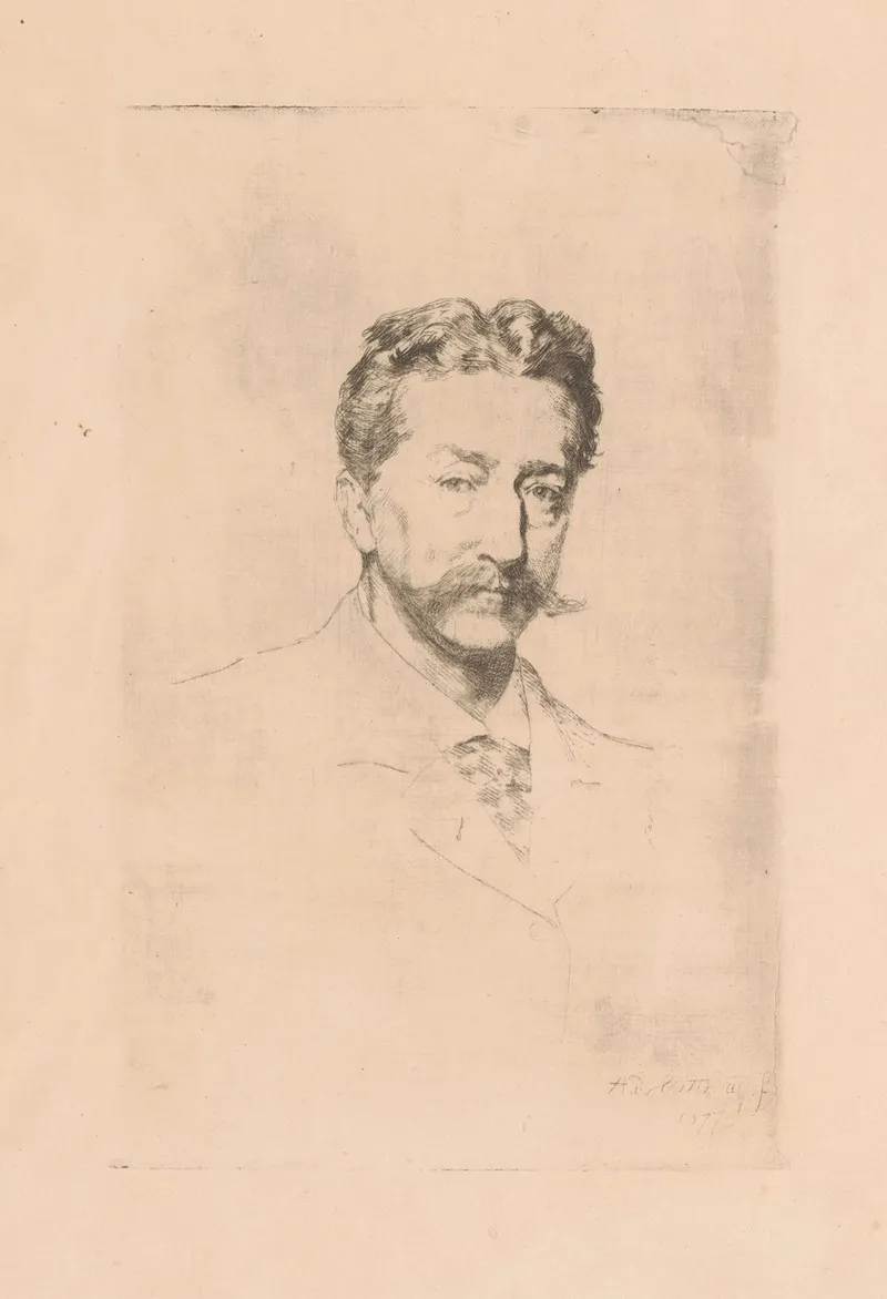 Portrait Of Henri Orban Wall Art by Adrien de Witte - High-Resolution Digital Print