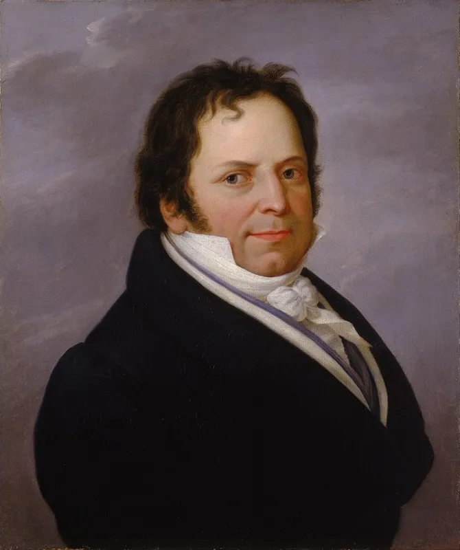 Portrait Of Herz Elias Reiss Wall Art by Gotthelf Leberecht Glaeser - High-Resolution Digital Print